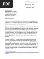 2024.02.14 Letter To Chairman Williams - State Dept.