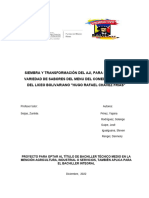 Proyecto Siembra y Transformacion Del Aji