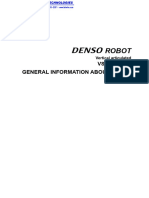 DENSO - Robotics - VS-G Model General Information About Robot