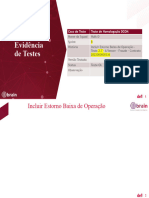 6) Incluir Estorno Baixa de Operação - Teste 2.7 - A Vencer - Fraude