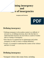 Insurgency and Terrorism - Lecture On Insurgency