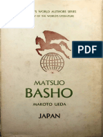Matsuo Bashõ - Makoto Ueda