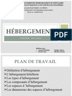 Hébergement