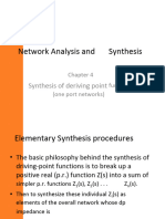 4.synthesis of Driving Point Functions (One Port Systems)
