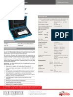 PP5066 Flame Sensor Test Unit and Case Datasheet