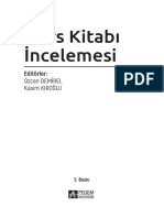 Ders Kitabı İncelemesi: Editörler