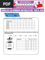 Matemática Primaria Numeración Hasta El 100000 | PDF