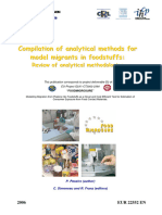 Compilation of Analytical Methods For Migrants in Foodstuffs