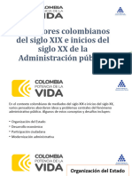 Pensadores Colombianos Del Siglo XIX e Inicios Del Siglo XX de La Administración Pública