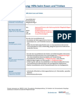 Geplante Anleitung Nahrungsaufnahme