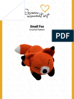 Free Small Fox Amigurumi Pattern 0