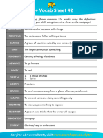 Vocab Sheet 2