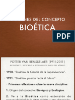 Concepto y Origen. Bioética