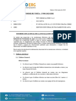 Informe Situacional de Las Instalaciones Electricas Wet Chemical Perú
