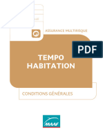 MAAF Conditions Generales Assurance Tempo Habitation 2339