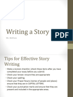 4 - Writing A Story