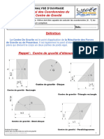 Analyse D'ouvrage - Calcul Centre de Gravité