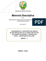 Memoria Descriptiva - Pangoa - Electri - T-1