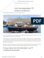 O Que Fazer em Amsterdam - 17 Melhores Pontos Turísticos