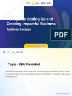 Penugasan Scaling Up and Creating Impactful Business