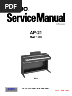 Casio AP-21 Service Manual