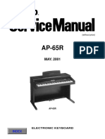 Casio AP 65R Service Manual