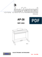 Casio AP 38 Service Manual
