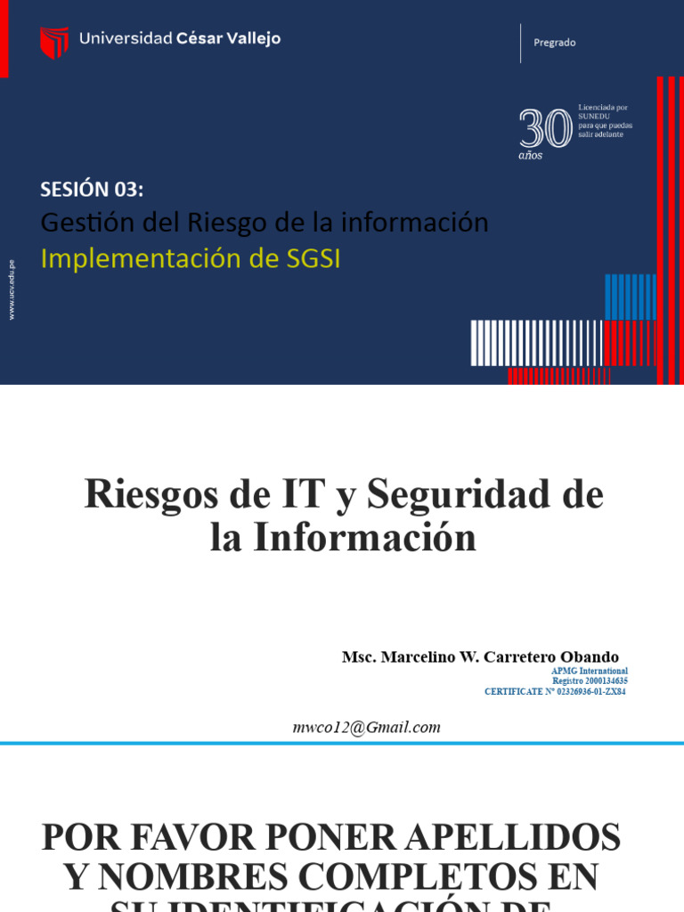 Gestión de Riesgos en Ciberseguridad | PDF | Seguridad | La seguridad ...