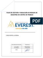 Plan de Gestión y Reducción de Riesgos de Desastres - La Serena