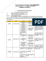 Informe Tecnico Pedagogico y Otros Honguito 2022