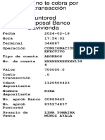 Transaccion Corresponsalia