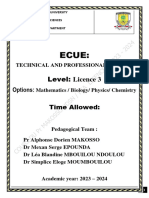 Fsa Licence 3 English Lecture For The Team - 100719