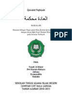 Download Makalah Qawaid Fiqhiyyah Adatu Muhkamah by Tanzil Al Khair SN70626120 doc pdf