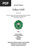 Download Makalah Qawaid Fiqhiyyah Adatu Muhkamah by Tanzil Al Khair SN70626120 doc pdf