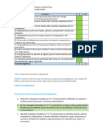 Mi Plan de Comunicación Interpersonal Evaluación Entre Pares.