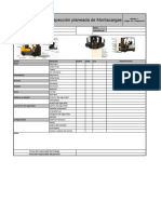 Inspeccion Planeada de Monta Cargas - SST