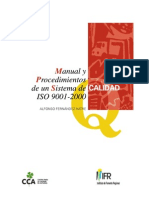 Manual de y Procedimientos Calidad ( ISO 9001-2000 )