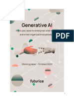 Generative AI From Use Cases To Organizational Paradigm v1.1