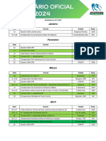 Calendário FAP 2024 - Oficial