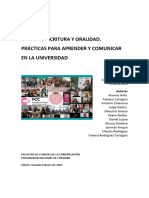 Ed. Feb. 2023 Lectura Escritura y Oralidad. Practicas para Aprender y Comunicar en La Universidad Teyct Final 1