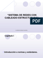 Sistema de redes con cableado estructurado