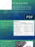 Clases de Salario