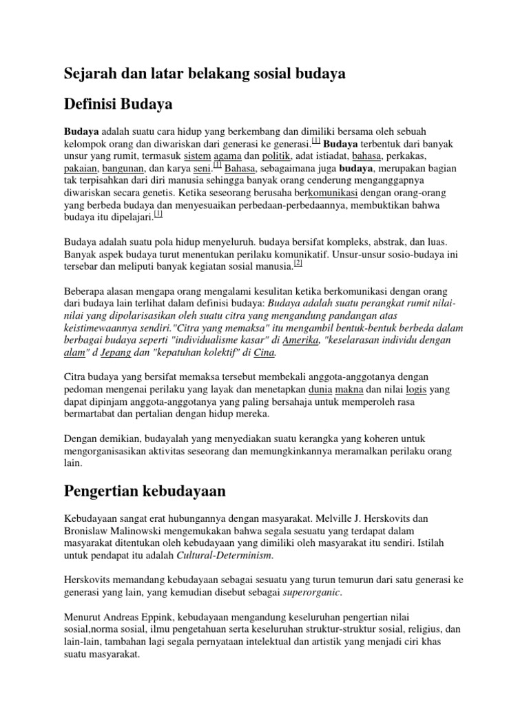 Sejarah Dan Latar Belakang Sosial Budaya  PDF