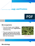 Grade 7 8.1 Bacteria Fungi and Protists