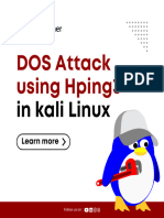 DOS Attack Using Hping3 in Kali Linux