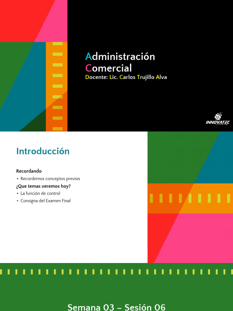 Control Administrativo y Principios | PDF | Planificación | Evaluación