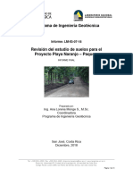 LM-PIG-07-18 Revisión Del Estudio de Suelos para El Proyecto Playa Naranjo - Paquera