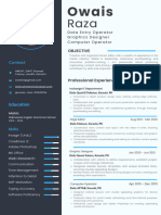 Black White Minimalist CV Resume