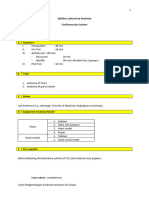 Syllabus Laboratorium Anatomy CVS Revisi Yuni