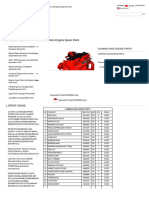 CUMMINS ISDE ENGINE PARTS